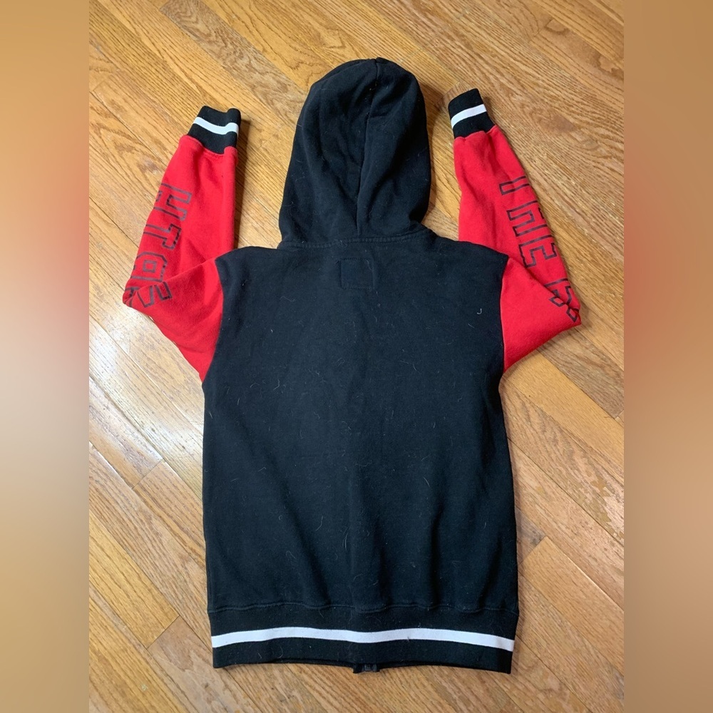 Peepin & Creepin Toronto 95 Raptors Style Shark Hood Full Zip Hoodie - Youth M - Picture 3 of 11